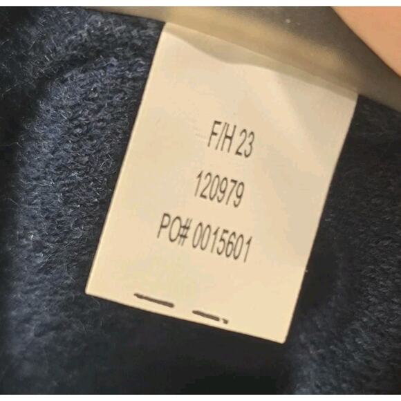 Title Nine Dress Womens XS Blue Stripe Sweater Long Super Power Zip Merino Wool - Picture 11 of 13